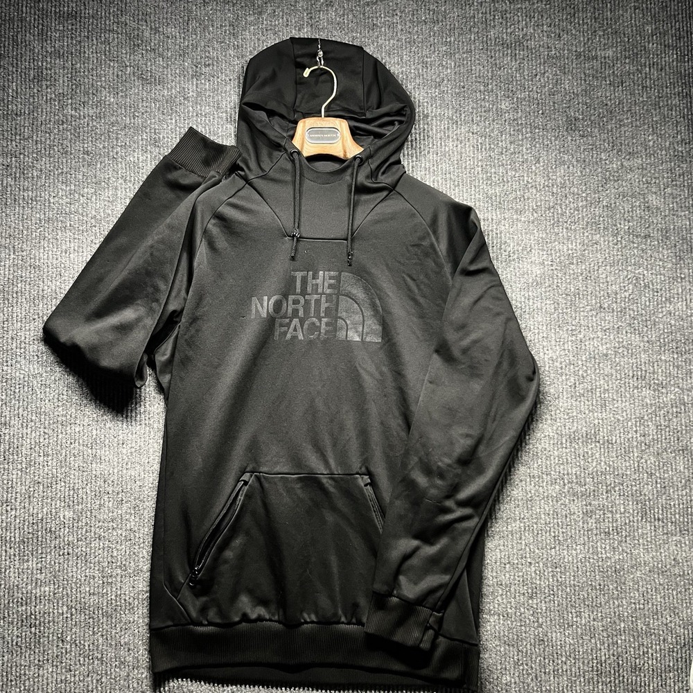 The North Face Brolapse Hoodie Men's Size XL Triple Black Waterproof *Flaws*